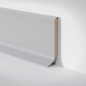 Preview: Kernsockelleiste 60x15 mm Lichtgrau 1012